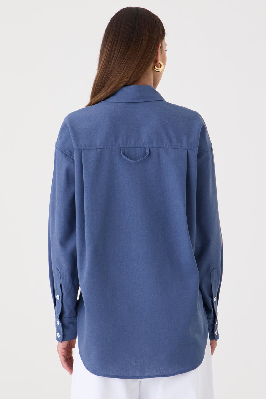 Camisa Relaxed Linox – Azul Sea