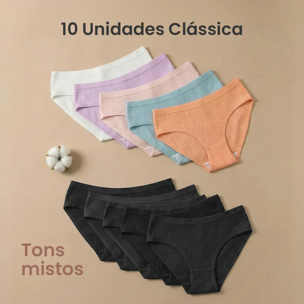 Kit 10 Calcinhas CottonConfort®
