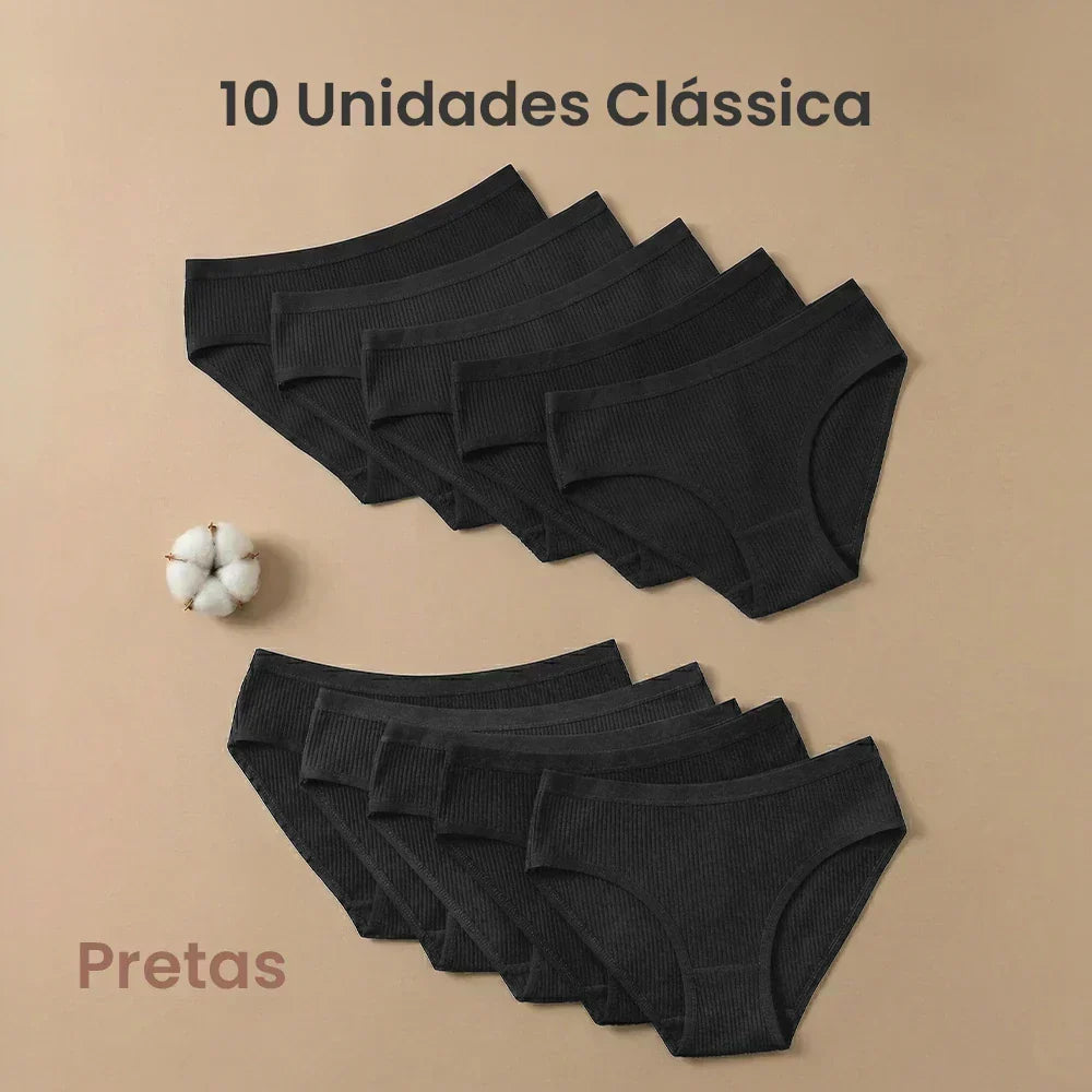 Kit 10 Calcinhas CottonConfort®