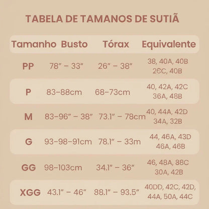 Sutiã Push-Up com Bojo Gel